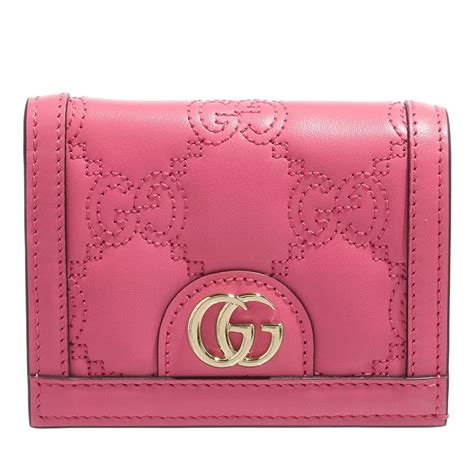 gucci leather card wallet|Gucci wallet with coin pouch.